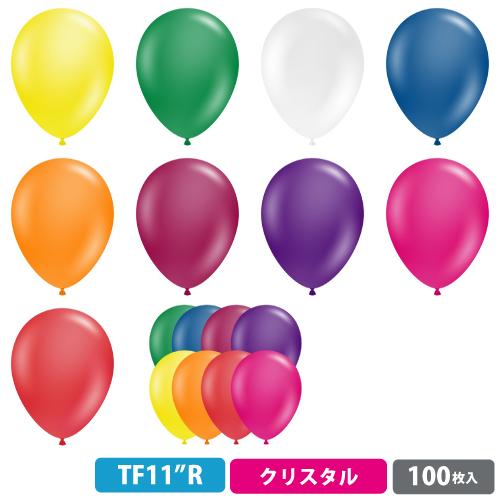タフテックス TUF11インチ(28cm) クリスタル 100枚{ お祭り 縁日 子供会 イベント ...