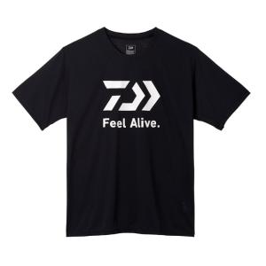 ダイワ ショートスリーブFeel Alive.Tシャツ DE-9522 ブラック 2XL｜kishinami