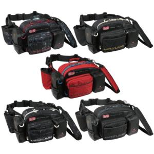 mazume レッドムーンウエストバッグ V ブラックカスリ MZBK-768