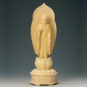 桧木 蓮華台座 座釈迦 増台付 1.8寸 : お仏壇・お位牌の貴志祢苑