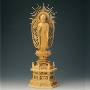 桧木 蓮華台座 座釈迦 増台付 1.8寸 : お仏壇・お位牌の貴志祢苑