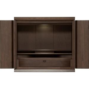 仏壇 和モダン 国産 日本製 総無垢 旭川 【ぬくもり】ウォールナット