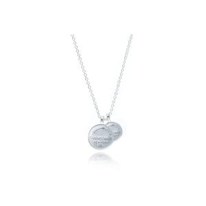 ペンダント  　レディース　プレゼント　ＴＩＦＦＡＮＹ＆ＣＯ. (ティファニー)　リターン トゥ ティファニー サークル デュオ ペンダント　｜kishiwakithe-net