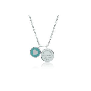 ペンダント  　レディース　ＴＩＦＦＡＮＹ＆ＣＯ. (ティファニー)　ミニ ダブル ラウンド ペンダント ブルー エナメルフィニッシュ　｜kishiwakithe-net