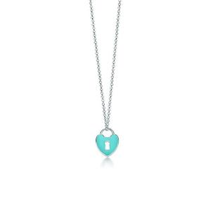 ＴＩＦＦＡＮＹ＆ＣＯ. (ティファニー)　 ハート ロック ペンダント(mini) エナメルフィニッシュ 　並行輸入品　スターリングシルバー｜kishiwakithe-net