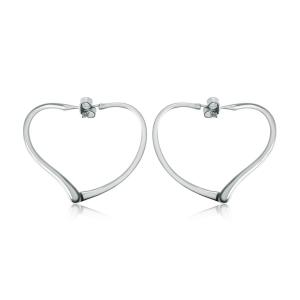 ピアス  　レディース　プレゼント　ティファニー プレゼントＴＩＦＦＡＮＹ＆ＣＯ. (ティファニー) オープン ハート フープ ピアス(S) 並行輸入品｜kishiwakithe-net