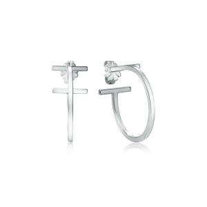 ピアス  　レディース　プレゼント　ティファニー プレゼントＴＩＦＦＡＮＹ＆ＣＯ. (ティファニー)　　T ワイヤー フープ ピアス   並行輸入品｜kishiwakithe-net