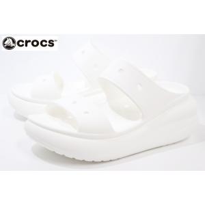 CROCS ササリ W8 ビーチサンダル ホワイト/カーキ Amazon | Crocs メンズ サンダル サンダル US サイズ: 12 カラー