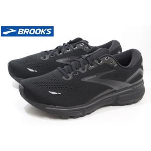 ブルックス ゴースト 超幅広 メンズ ランニングシューズ BROOKS Ghost 15 SUPERWIDE BRM 3935 BLK