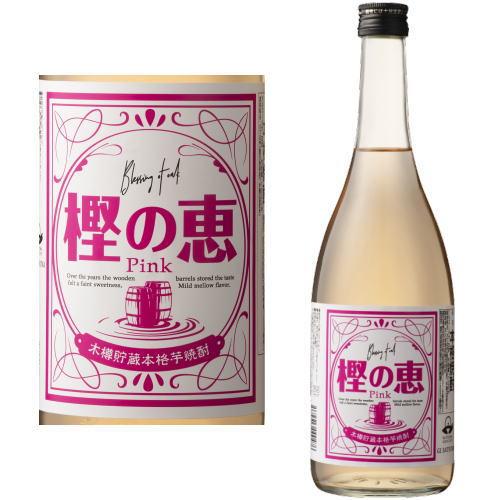 樫の恵 PINK 長期樫樽貯蔵 芋 25度 720ml 芋焼酎 炭酸割り ハイボール 太久保酒造 か...