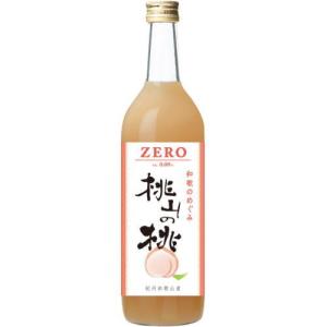 和歌のめぐみ ZERO 桃山の桃 720ml ノンアルもも ノンアルコール飲料