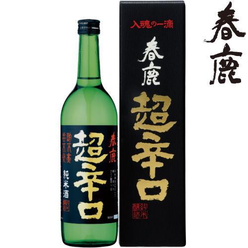 日本酒 ギフト 春鹿 純米酒 超辛口 720ml 化粧箱入り 日本酒 辛口 からくち 今西清兵衛 奈...