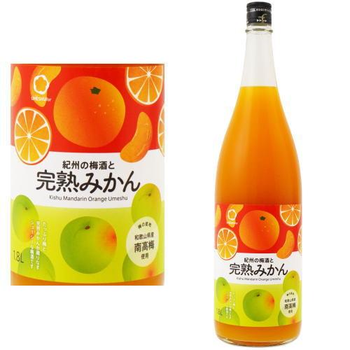 紀州の梅酒と完熟みかん 12度 1800ml 完熟みかん梅酒 リニューアル みかん 梅酒 紀州 紀州...
