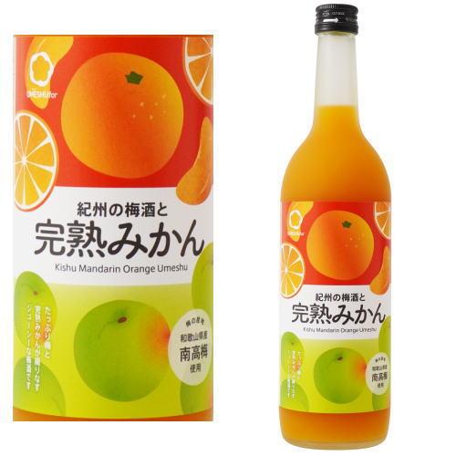 紀州の梅酒と完熟みかん 12度 720ml 完熟みかん梅酒 リニューアル みかん 梅酒 紀州 紀州梅...