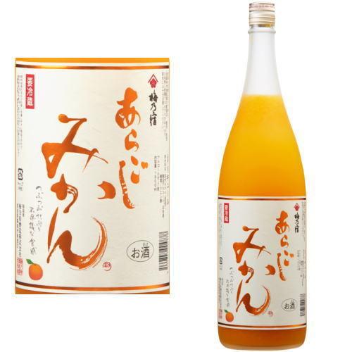 梅乃宿 あらごしみかん酒 7度 1800ml ミカン酒 みかん酒 みかんのお酒 梅乃宿酒造 奈良県 ...