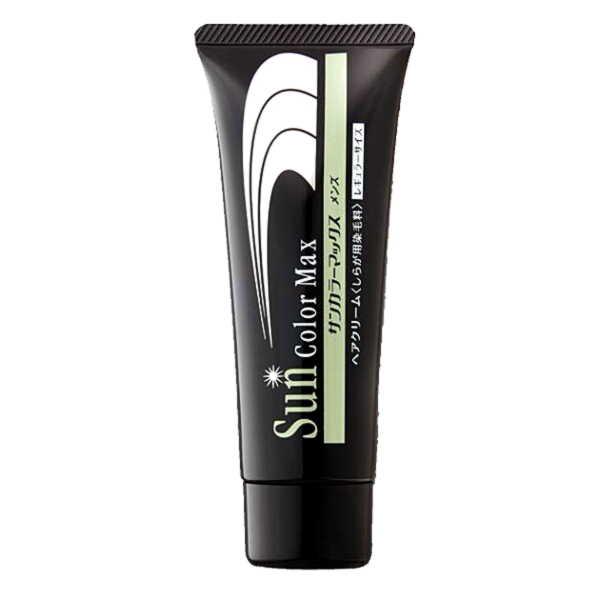 サンカラーマックス 白髪染め ケンコー 光で染める  ヘアクリーム 白髪用染毛料 メンズ 75g