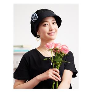 医療用帽子 ケア帽子 つば付きラメキャップ コ...の詳細画像4