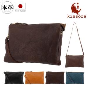 kissora（キソラ） ボディバッグ 本革 kissora KIBP-009 6号帆布+ヌメ
