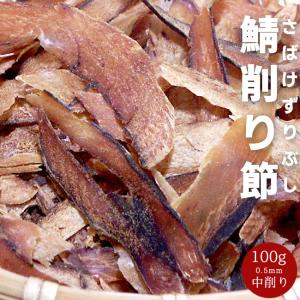 さば削りぶし 100g 国産 サバ節【鯖削り節】中削り 厚さ0.5mm【メール便対応】