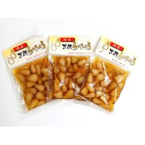 黒酢らっきょう 3個【安心の国産くろずラッキョ...の詳細画像4