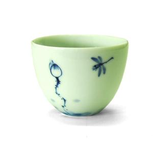 台湾茶器　茶杯　蜻蛉水月杯　トンボ　丞漢製｜kissyoumon