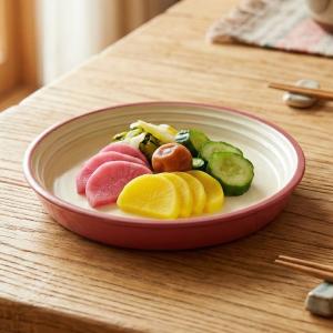 銘々皿 半月皿 溜渕金 花さくら 漆器 和菓子 皿 食器 日本製