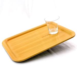 お盆 トレー 滑らない 長手盆 木目塗り ボー...の詳細画像4