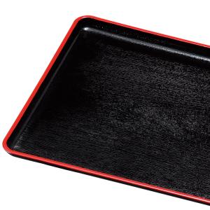お盆 トレー 滑らない サービストレー 黒 渕...の詳細画像1