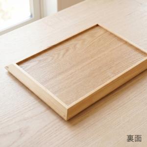 お盆 トレー 木製 長角盆 ナチュラル 45c...の詳細画像5