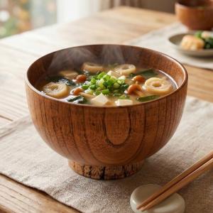 汁椀 木製 お味噌汁椀 吸い物椀 子供 茶碗 漆器 お椀 スープボウル