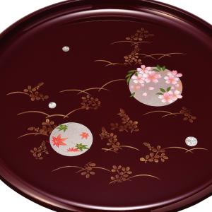 お盆 トレー 丸盆 円華 30cm トレイ お...の詳細画像1