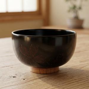 お椀 木製 汁椀 さくら 根来・曙 ペア セッ...の詳細画像1