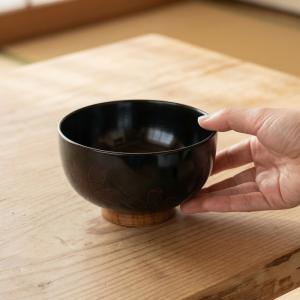 お椀 木製 汁椀 さくら 根来・曙 ペア セッ...の詳細画像2