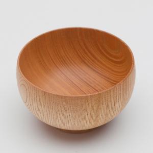 お椀 汁椀 木製 しらさぎ椀 M 欅 ナチュラ...の詳細画像2