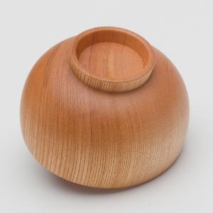 お椀 汁椀 木製 しらさぎ椀 M 欅 ナチュラ...の詳細画像4