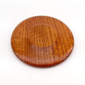 茶托 木製 筋入 漆塗り 12cmの詳細画像4