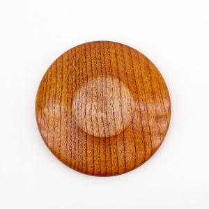茶托 木製 筋入 漆塗り 12cmの詳細画像5