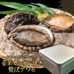 豪華カンカン焼き 贅沢アワビ 8個入り 送料無料 カンカン焼き あわび アワビ 鮑 海鮮 海鮮丼 海鮮バーベキュー 海鮮セット お歳暮
