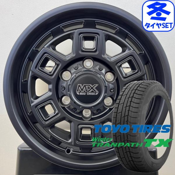 マッドクロスアイヴァー 6.5J +38 &amp; トーヨー ウィンタートランパスTX 215/70R16