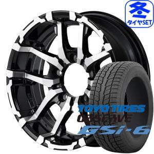 ナイトロパワー M26 クロスファング 6J -5 & トーヨータイヤ オブザーブ Gsi-6 225/70R16 新品スタッドレス｜kit2iida