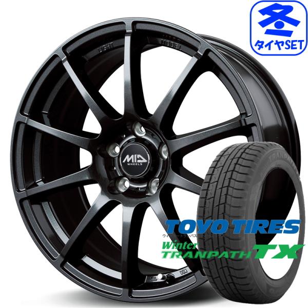 MID WHEELS スタッグ 7J +53 &amp; トーヨー ウィンタートランパスTX 225/60R...