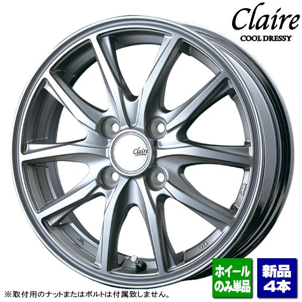 ノート/フィット/etc 新品ホイールのみ4本 Claire GZ-10 15インチ 5.5J +5...