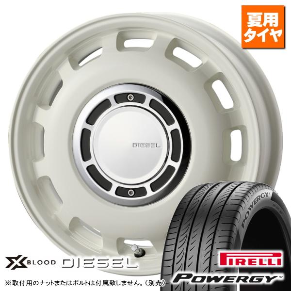 ピレリ POWERGY 185/65R15 &amp; X BLOOD DIESEL 15インチ 6.0J ...