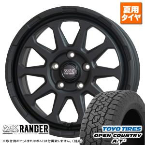 トヨタ RAV4/三菱 デリカD5/etc トーヨー オープンカントリー A/TIII 225/70R16 & MADCROSS RANGER 16インチ 7.0J +38 5H 114.3P｜kit2motojyuku