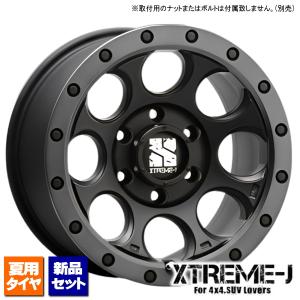 ファルケン WILDPEAK A/T3W LT265/75R16 & MLJ XTREME-J XJ03 16インチ 8.0J +18 6H 139.7P BK 4本セット トヨタ ハイラックス など｜kit2motojyuku