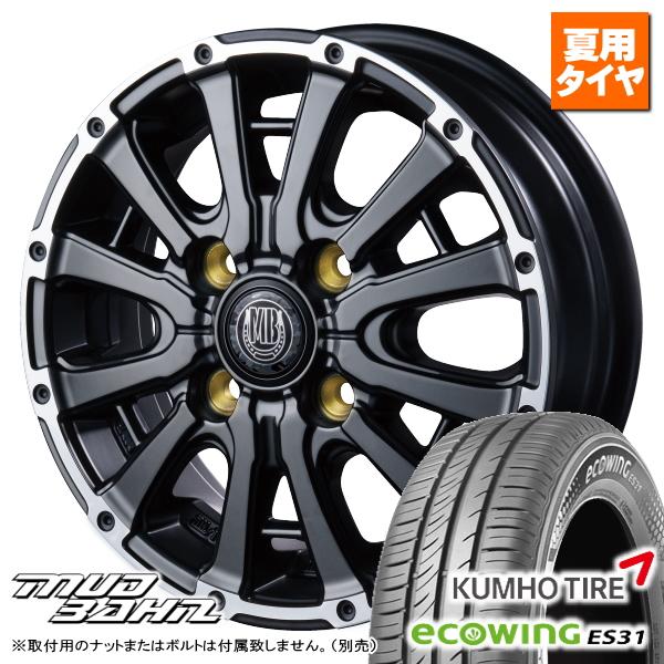 ダイハツ タフト/etc クムホ ECOWING ES31 165/65R15 &amp; MUD BAHN...