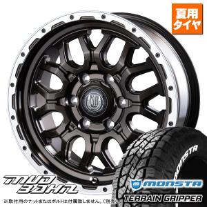 トヨタ ハイエース 200系 モンスタ MONSTA テレーングリッパー LT215/70R16 107/105Q & MUD BAHN XR-800M 16インチ 6.5J +38 6H 139.7P｜kit2motojyuku