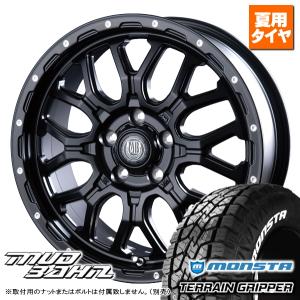 トヨタ RAV4/三菱 デリカD5/etc モンスタ MONSTA テレーングリッパー 225/65R17 & MUD BAHN XR-800M 17インチ 7.0J +38 5H 114.3P｜kit2motojyuku