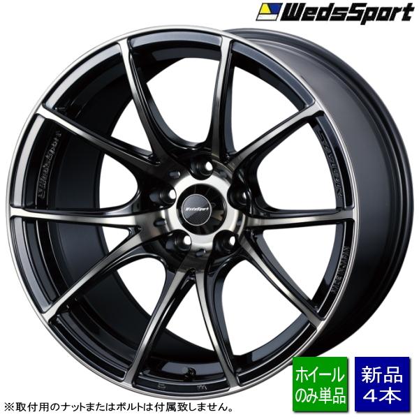 カスタム車向け 新品ホイールのみ4本 WedsSport SA-10R 18インチ 10.5J +2...