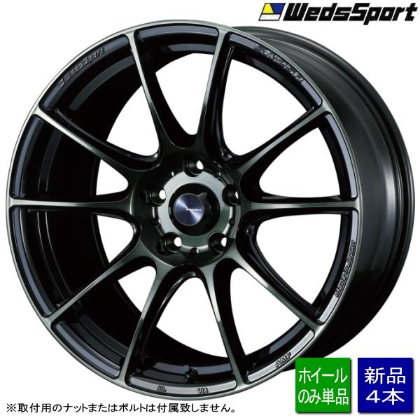 カスタム車向け 新品ホイールのみ4本 WedsSport SA-25R 18インチ F：8.5J+3...